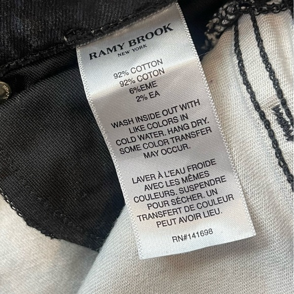 Ramy Brook Womens Leopard Printed Ankle Zip Kate Skinny Jeans 24 XS Designer - Picture 9 of 10